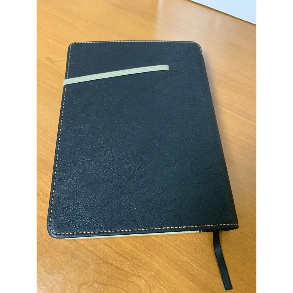 Trust In The Lord Proverbs 3:5 Chunky Leatherback Journal With Elastic